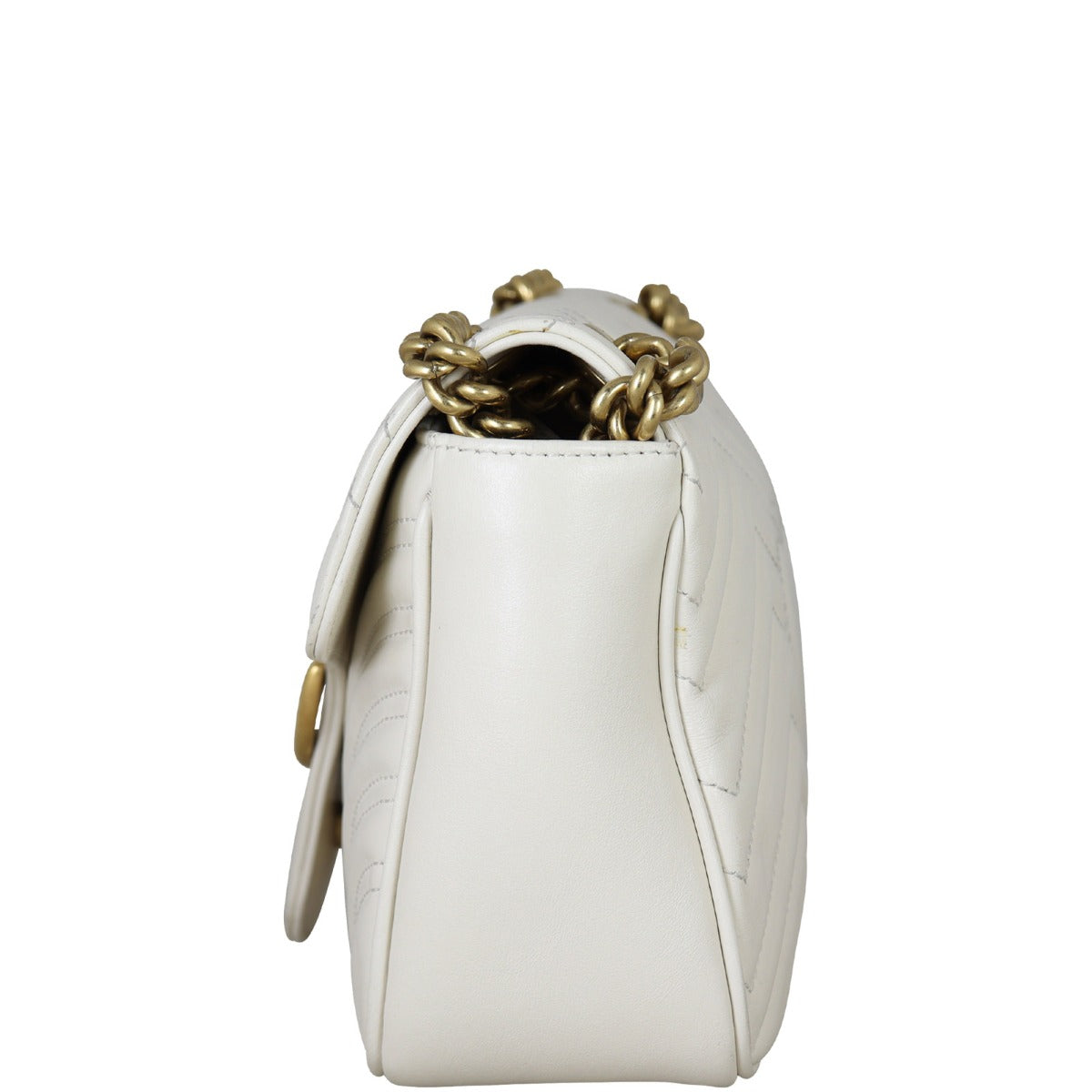 Gucci GG Marmont Matelasse Medium Shoulder Bag Side