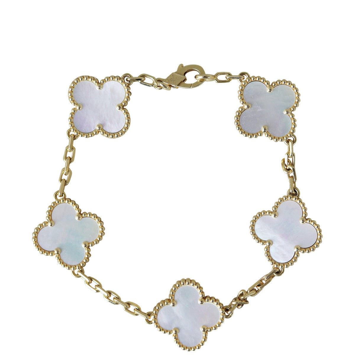 Van Cleef & Arpels Vintage Alhambra 5 Motif Bracelet