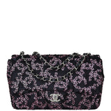 Chanel CC Sequins Medium Flap Bag Front With Chain