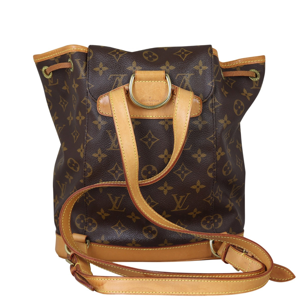 Louis Vuitton Montsouris MM Backpack Monogram Back