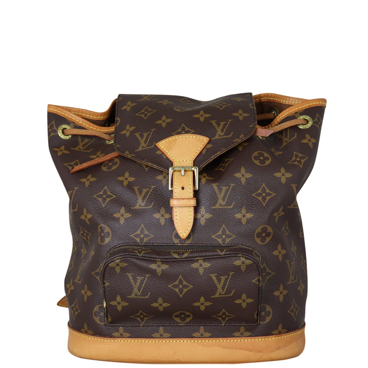 Louis Vuitton Montsouris MM Backpack Monogram Front