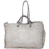 Chanel Deauville Large Tote Front With Strap