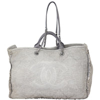 Chanel Deauville Large Tote Front With Strap