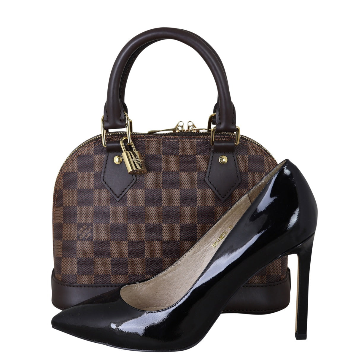 Louis Vuitton Alma BB Damier Ebene Shoe