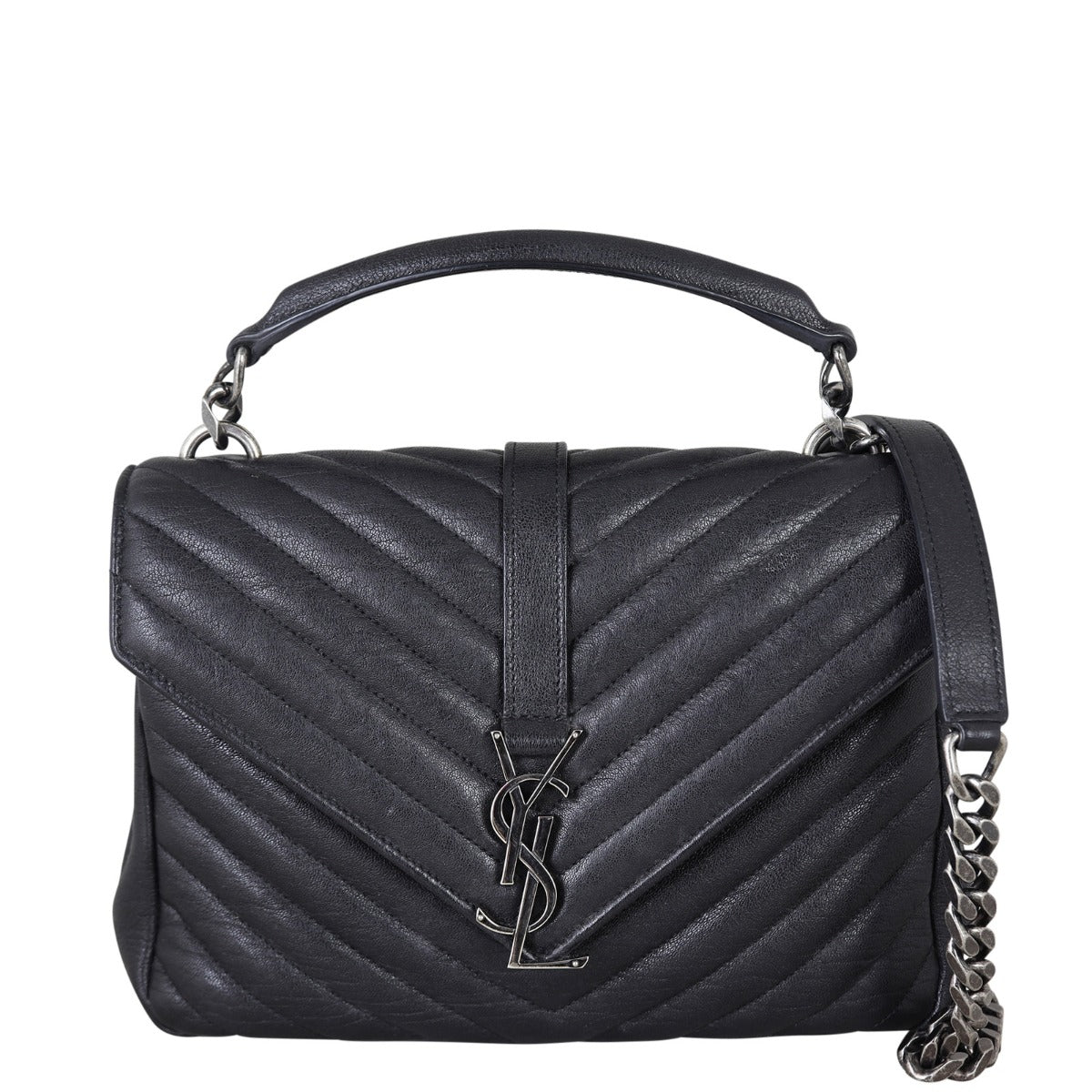 Saint Laurent College Medium Front With Strap