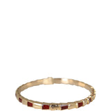 Bvlgari Serpenti Viper 18k Rose Gold Carnelian Bracelet
