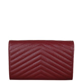 Saint Laurent Cassandre Chain Wallet Back