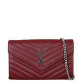 Saint Laurent Cassandre Chain Wallet Front With Chain