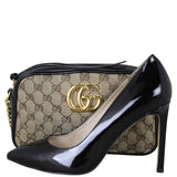 Gucci GG Canvas Marmont Small Camera Bag Shoe