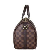 Louis Vuitton Speedy 25 Bandouliere Damier Ebene Side