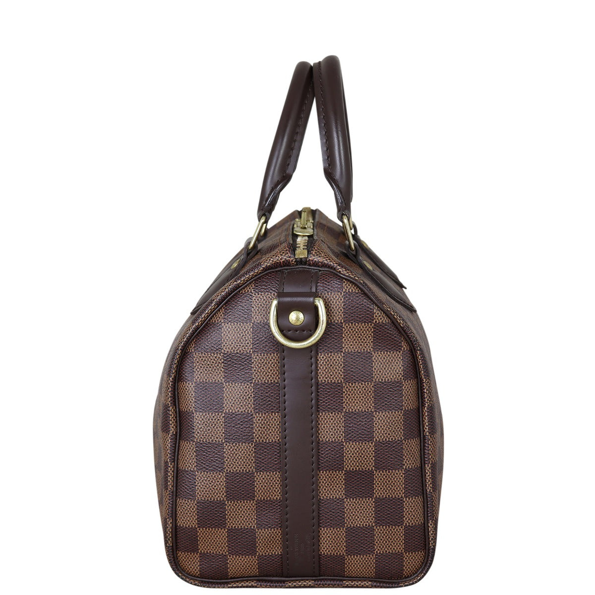 Louis Vuitton Speedy 25 Bandouliere Damier Ebene Side