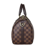Louis Vuitton Speedy 25 Bandouliere Damier Ebene Side