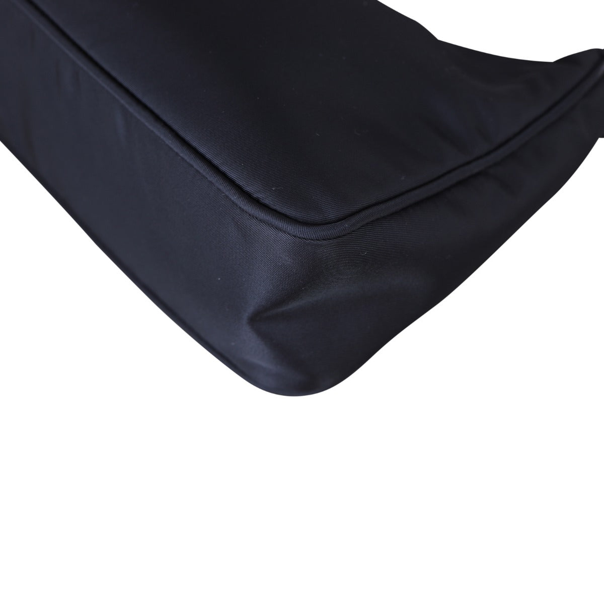 Prada Re-Edition 2000 Mini Tessuto Shoulder Bag Corner Close Up