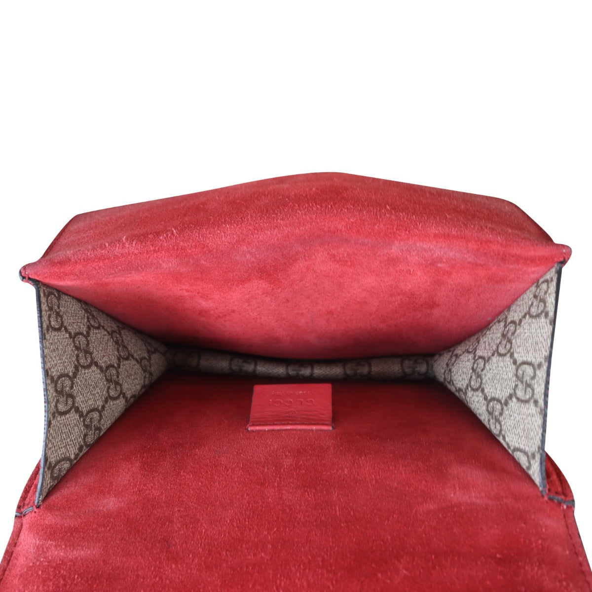 Gucci Dionysus GG Supreme Mini Shoulder Bag Whole Interior