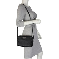 Prada Vitello Daino Double Zip Camera Bag