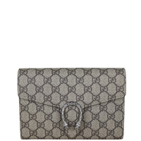 Gucci Dionysus GG Supreme Chain Wallet Front