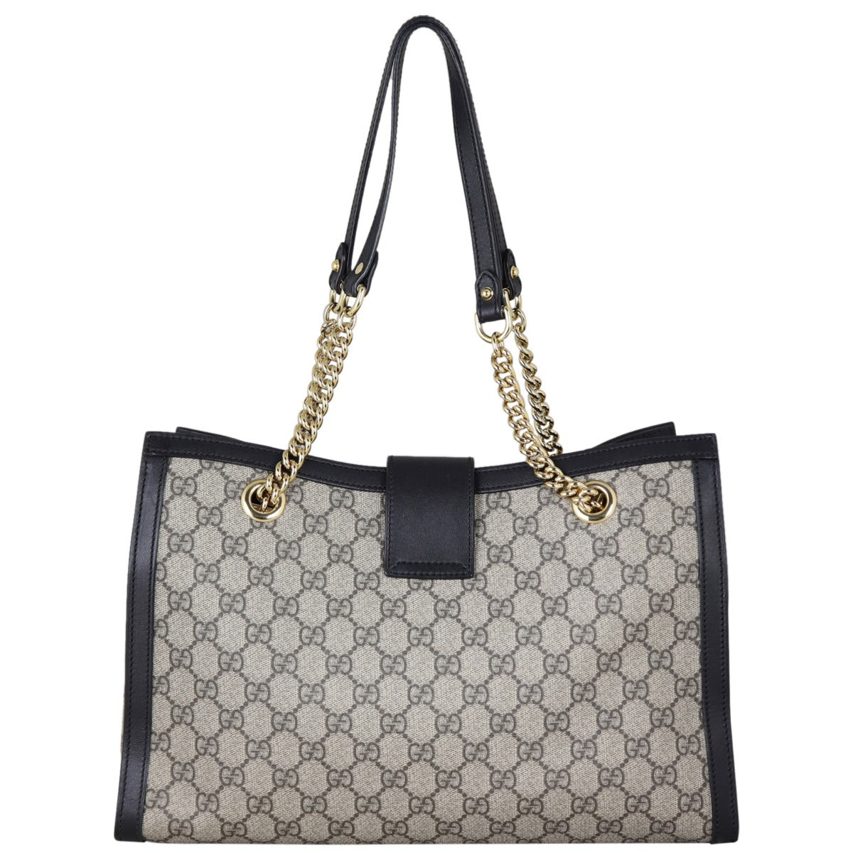Gucci GG Supreme Padlock Tote Medium Back