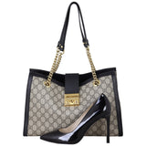 Gucci GG Supreme Padlock Tote Medium Shoe