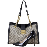 Gucci GG Supreme Padlock Tote Medium Shoe