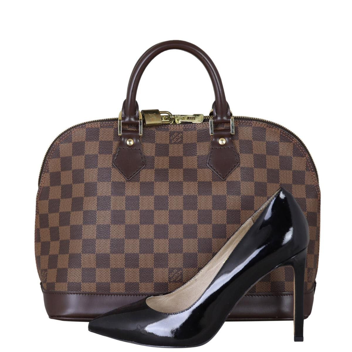 Louis Vuitton Alma PM Damier Ebene Shoe