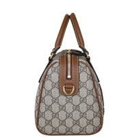 Gucci GG Supreme Boston Bag Embroidered Side