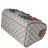 Gucci GG Supreme Boston Bag Embroidered Corner Distance