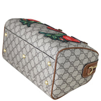 Gucci GG Supreme Boston Bag Embroidered Corner Distance