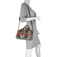 Gucci GG Supreme Boston Bag Embroidered Mannequin