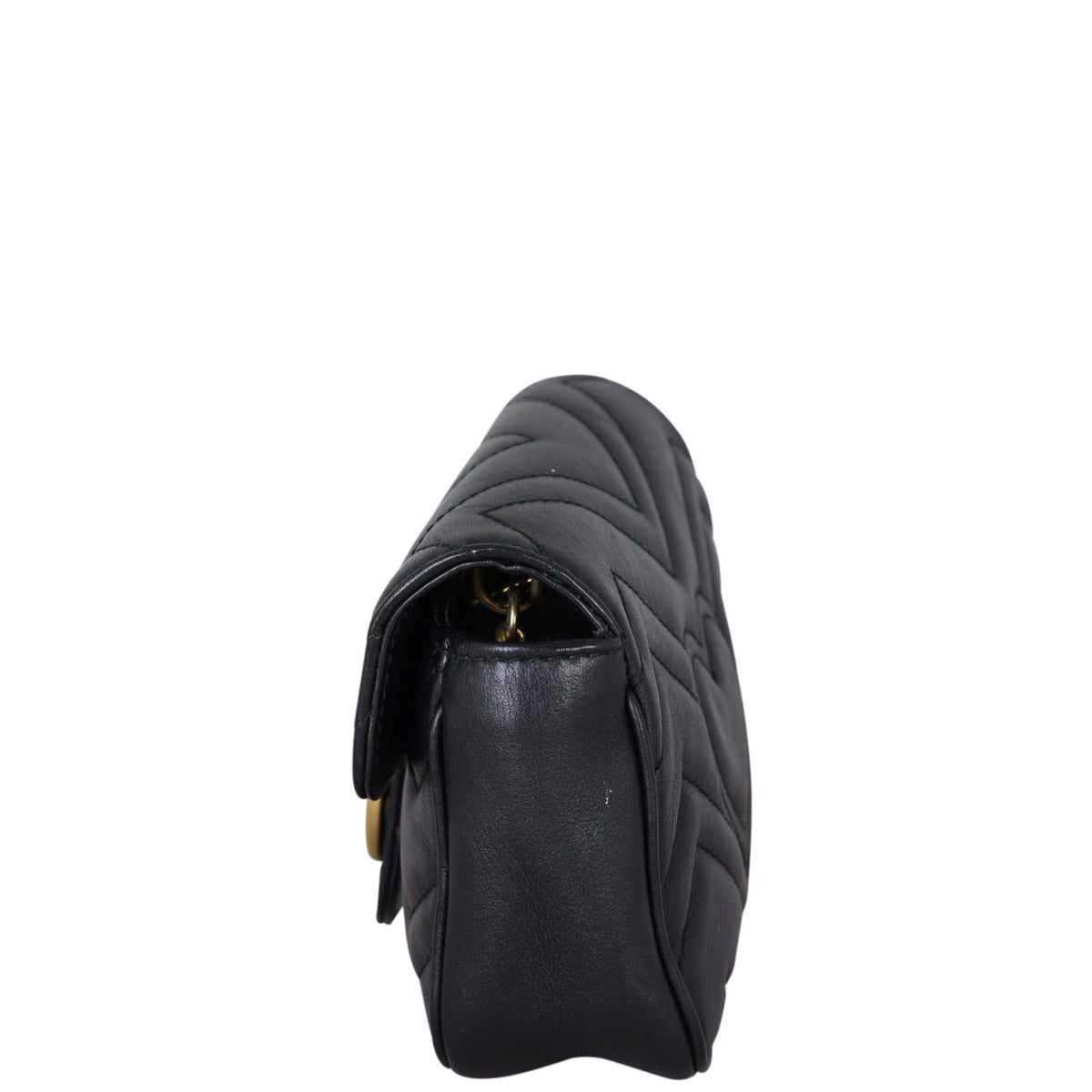 Gucci GG Marmont Matelasse Super Mini Shoulder Bag Side
