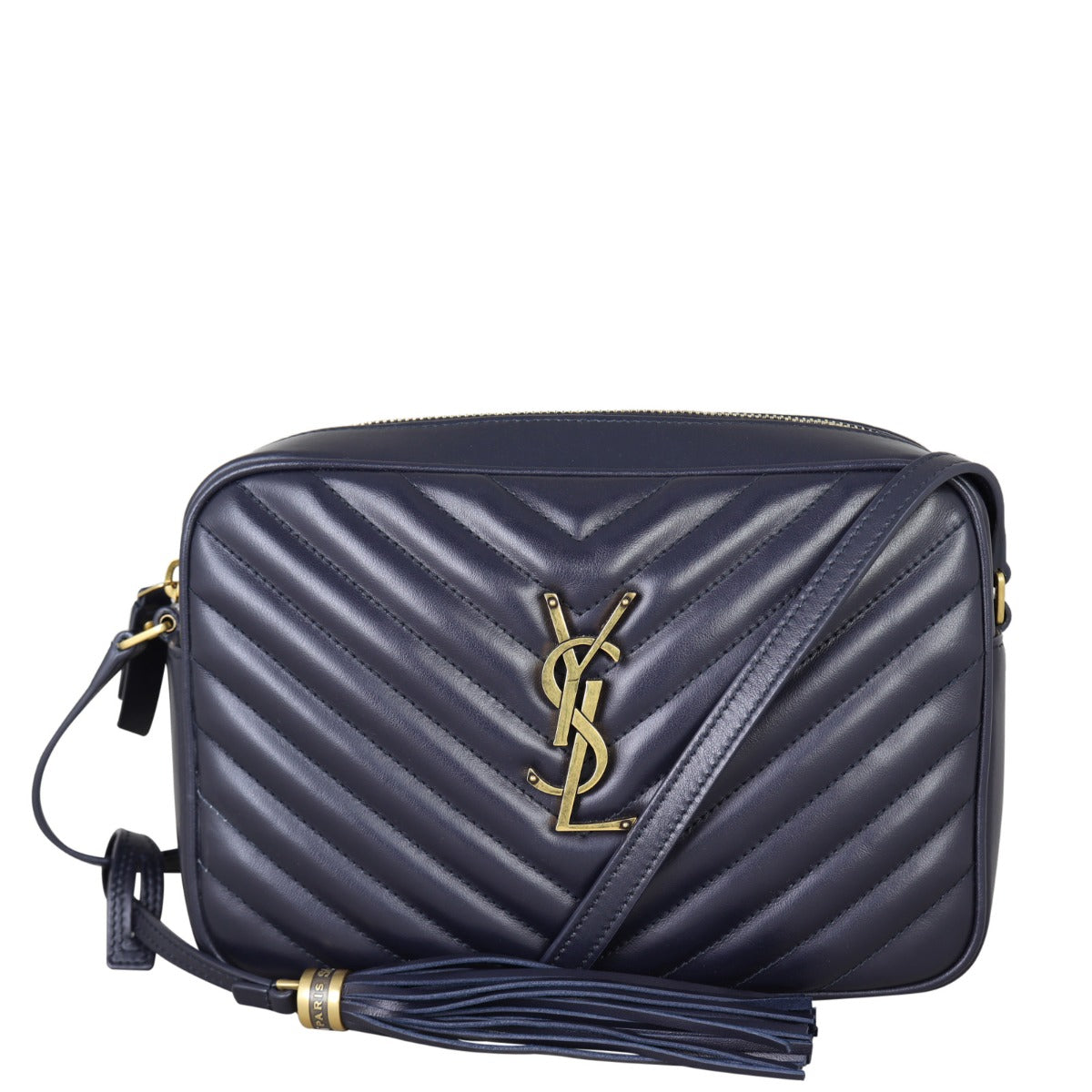 Saint Laurent Lou Camera Bag Front With Strap