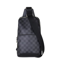 Louis Vuitton Avenue Sling Bag Damier Graphite Front With Strap