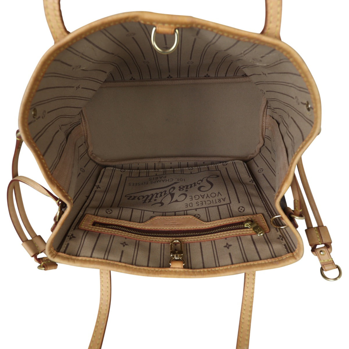 Louis Vuitton Neverfull PM Monogram Whole Interior