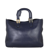 Fendi FF Leather Tote Back