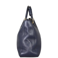 Fendi FF Leather Tote Side