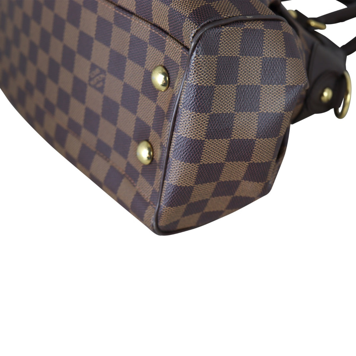 Louis Vuitton Trevi PM Damier Ebene Corner Close Up