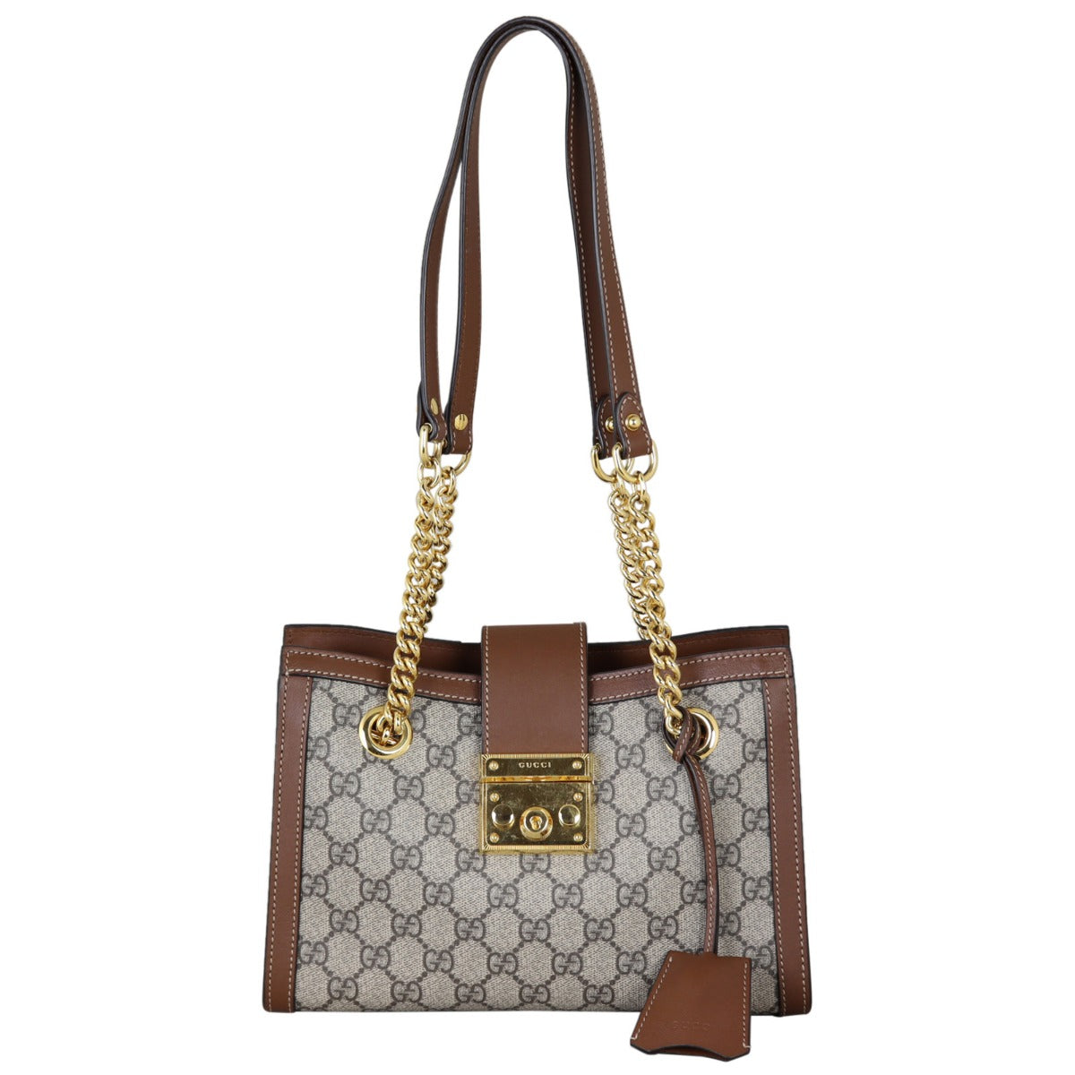 Gucci GG Supreme Small Padlock Tote Front