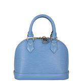 Louis Vuitton Alma BB Epi with Embroidered Strap | Bleuet