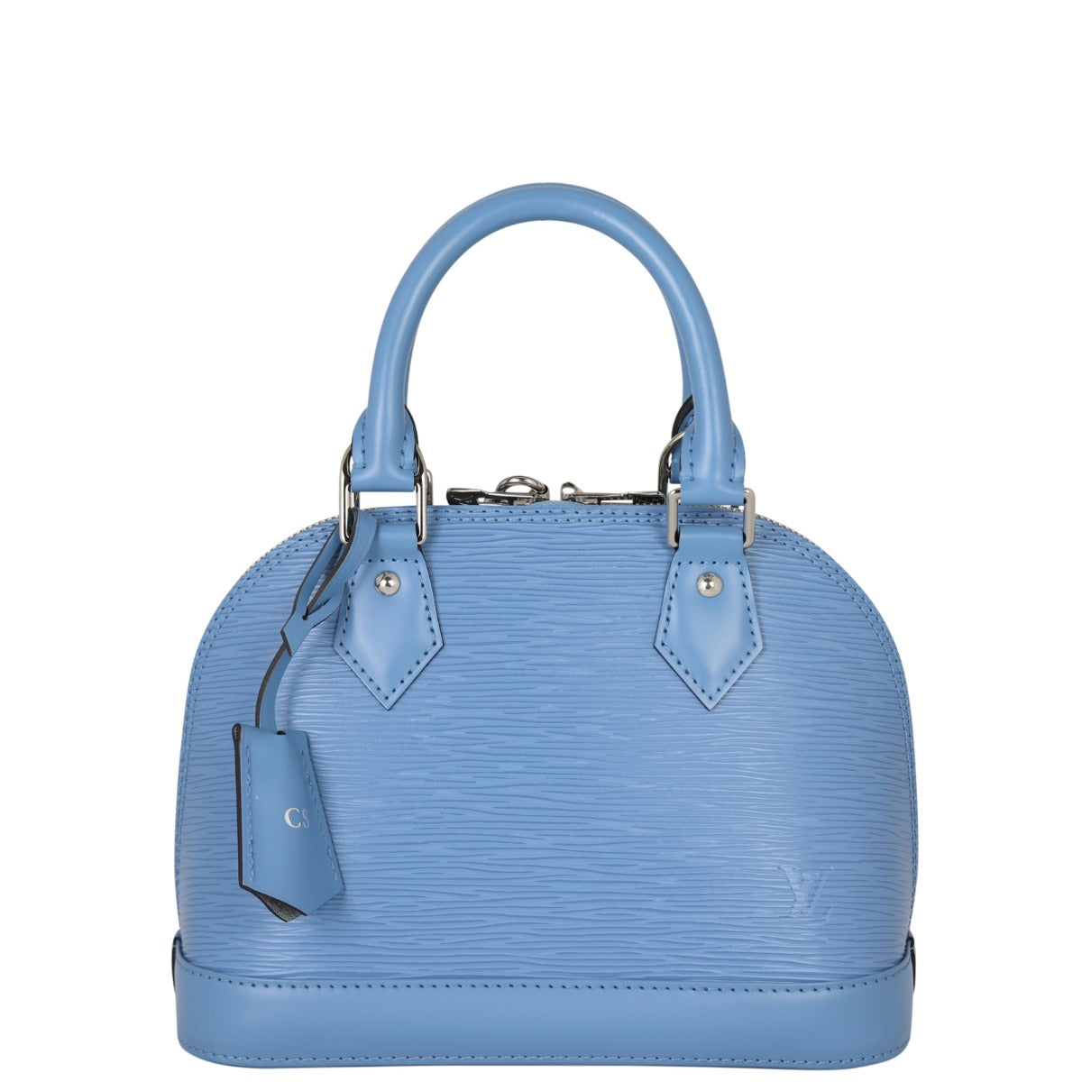Louis Vuitton Alma BB Epi with Embroidered Strap | Bleuet