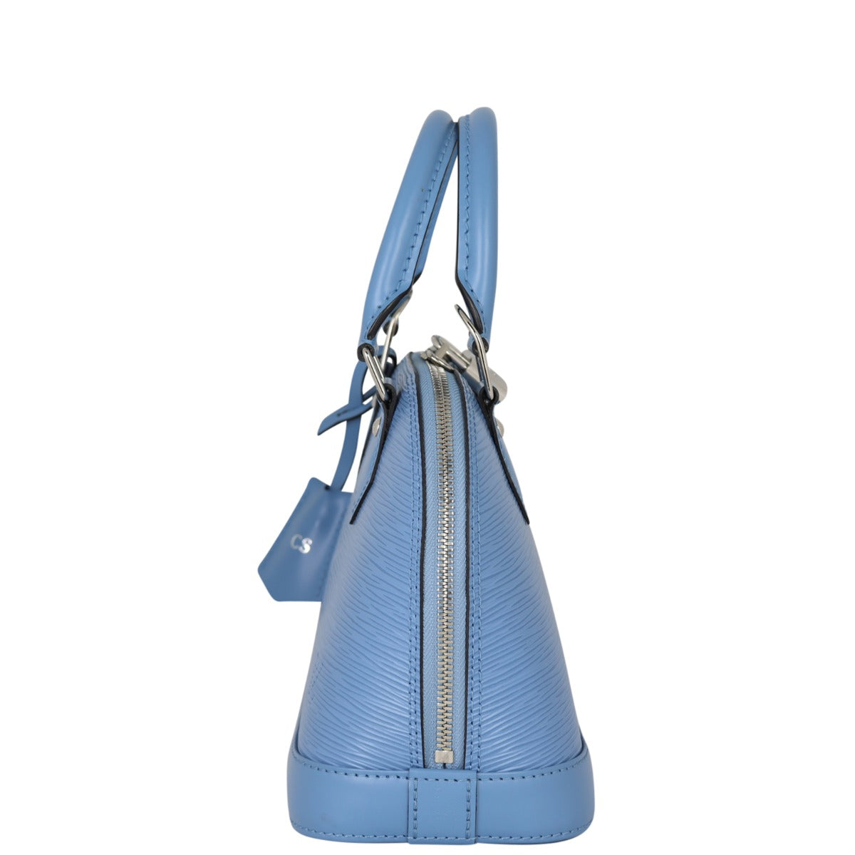 Louis Vuitton Alma BB Epi with Embroidered Strap | Bleuet