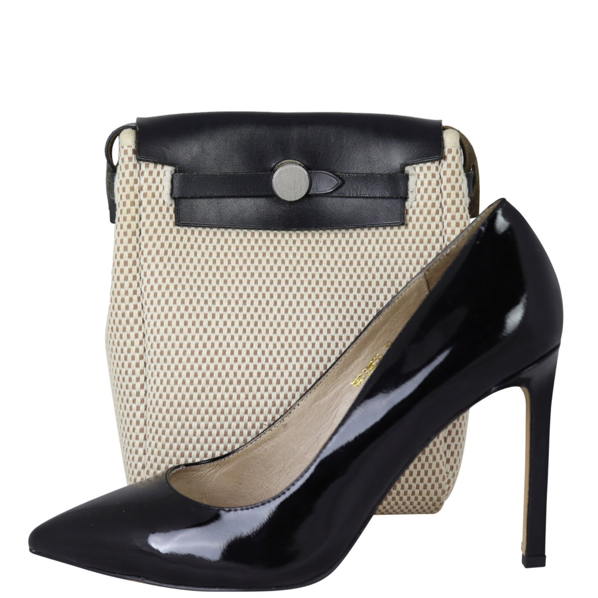 Hermes Herbag Toile TPM Shoe