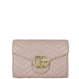 Gucci GG Marmont Matelasse Chain Wallet