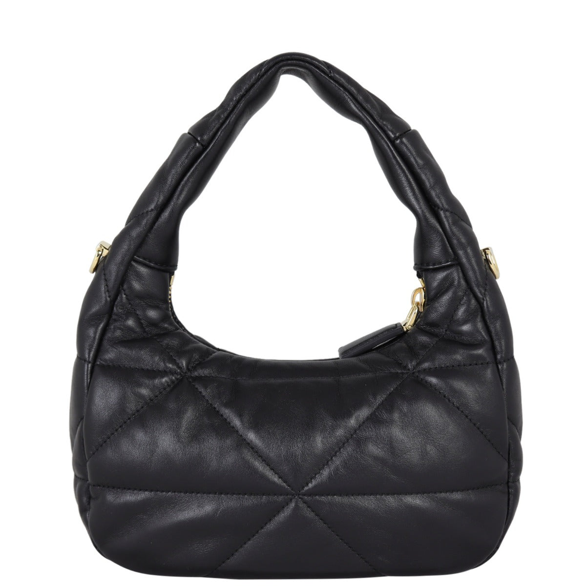 Prada Quilted Mini Hobo Back