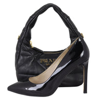 Prada Quilted Mini Hobo Shoe