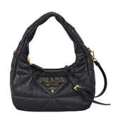 Prada Quilted Mini Hobo Front With Strap