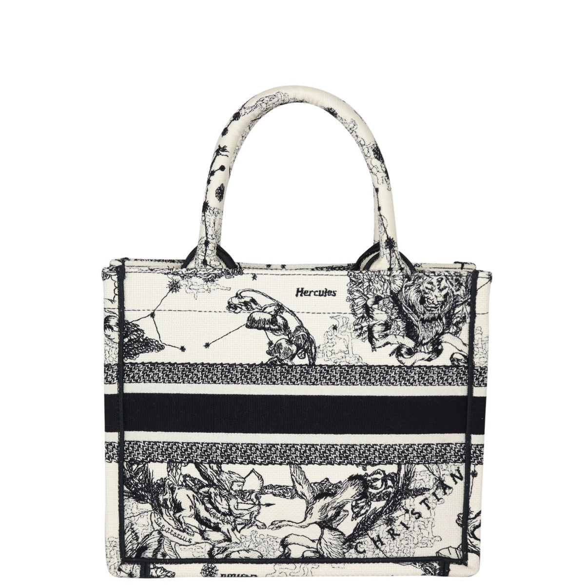 Dior Book Tote Small Toile de Jouy Zodiac Back