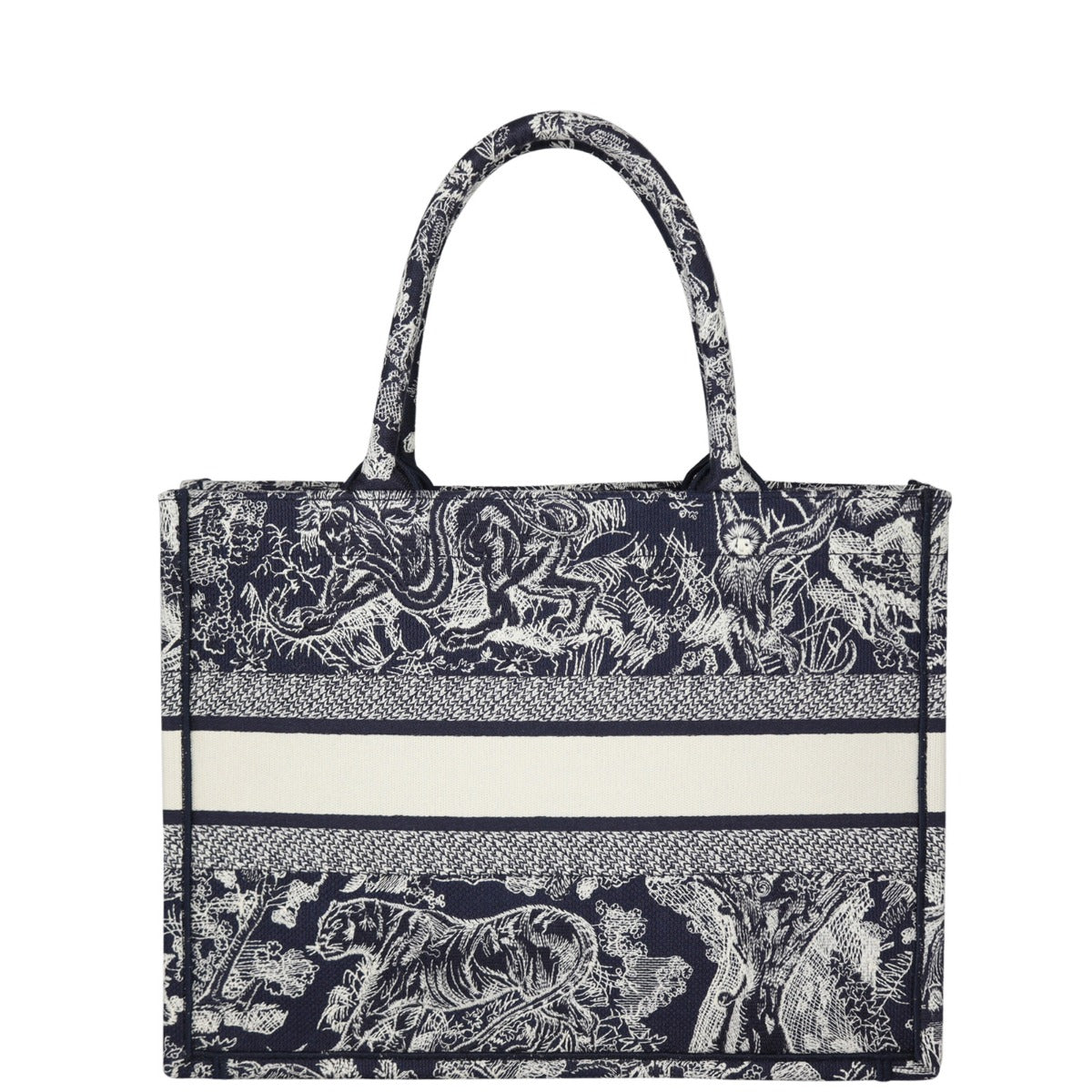 Dior Book Tote Medium Toile de Jouy Reverse Back