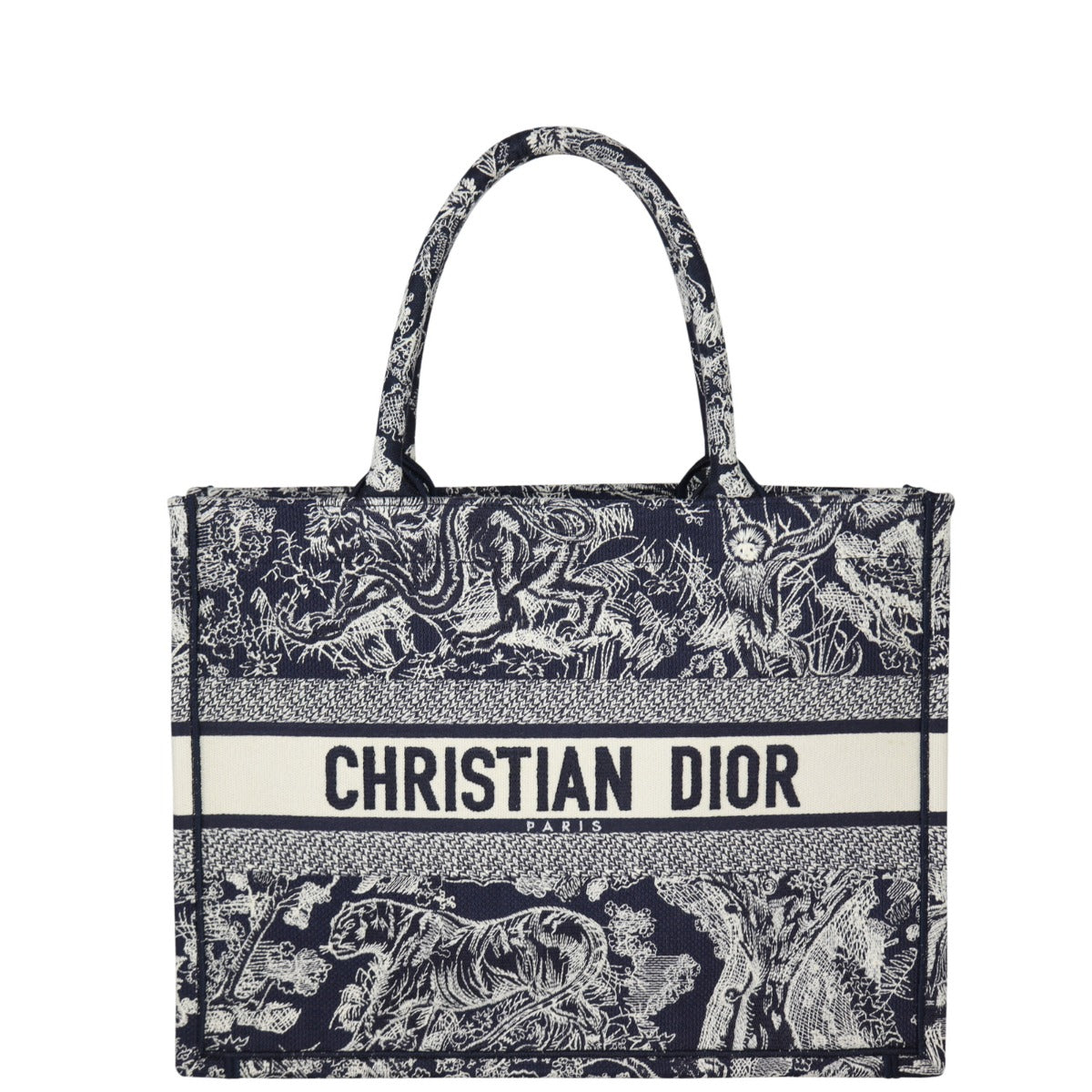 Dior Book Tote Medium Toile de Jouy Reverse Front