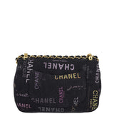 Chanel Denim Mood Flap Bag Small Back