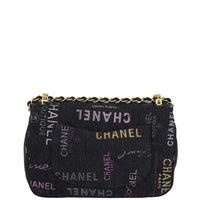 Chanel Denim Mood Flap Bag Small Back