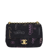 Chanel Denim Mood Flap Bag Small Front